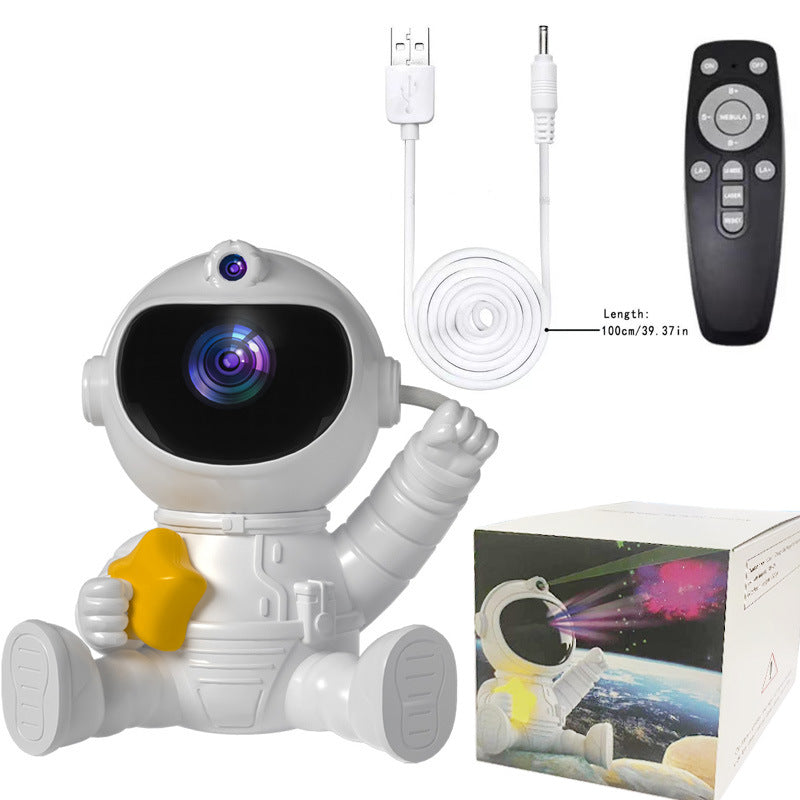 Astronaut Rocket Star Projector Night Light
